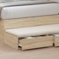 vidaXL Zásuvky pod posteľ Sonoma dub 75 x 36,5 x 16,5 cm