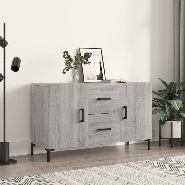 vidaXL Komoda, sivá sonoma 100x36x60 cm, kompozitné drevo