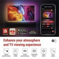 LED ambientné RGB GoSmart osvetlenie EMOS ZTV55 za TV 55“ (139 cm)