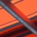 vidaXL Ručne zaťahovacia markíza s LED 600x300 cm oranžovo-hnedá