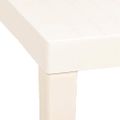vidaXL Záhradný stôl biely 79x65x72 cm plast