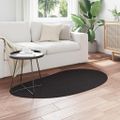 vidaXL Kusové koberce HUARTE Čierna 80 x 150 cm Polyester