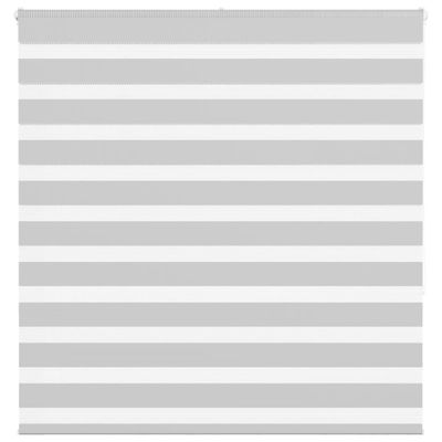 vidaXL Zebra roleta svetlosivá 145x150cm šírka látky 140,9cm polyester