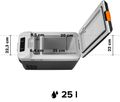 Chladiaci box Teesa TSA5007 25L DC12/24V AC 230V-22°C s funkciou mrazenia Chladící box Teesa TSA5007 25L DC12/24V AC 230V -22°C s funkcí mražení