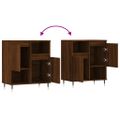 vidaXL Komoda hnedý dub 60x35x70 cm spracované drevo