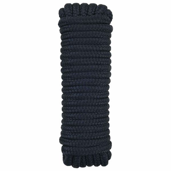 vidaXL Lano na čln 15 m 1.4 Královská modrá Polyester