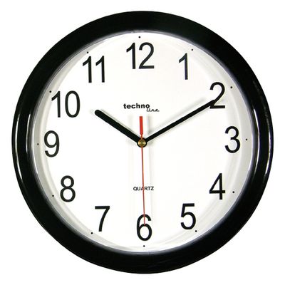 Hodiny analógové TechnoLine WT 600 Quartz 26 cm čierne