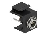 Modul - napájací DC jack 5,5 mm (ID: 2,5 mm) - čierna