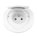 ORNO OR-GM-9030/W Zásuvka zapustená hermetická s víčkom
