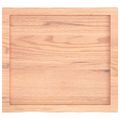 vidaXL Stolová doska svetlohnedá 60x50x(2-6)cm ošetrený masív hrany