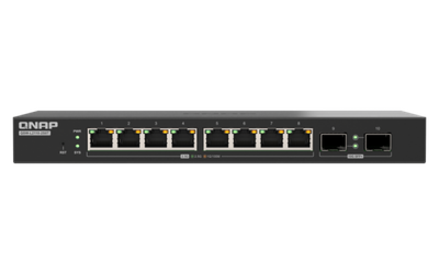 QNAP switch QSW-L2110-2S8T (8x 2,5GbE port, 2x 10Gb SFP+ port, Lite Managed)