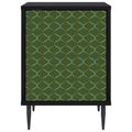 vidaXL Nočný stolík GELEEN 2 ks Čierny dub 36 x 33 x 51 cm
