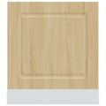 vidaXL Panel umývačky riadu Kalmar dub sonoma 60x1,5x57 cm kompozitné drevo