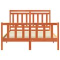 vidaXL Rám postele 2 pcs Včelí hnedý 205,5 x 145,5 x 100 cm