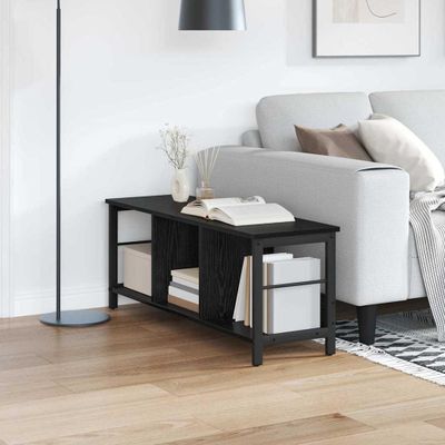 vidaXL Regál na knihy Čierny dub 102 x 32 x 40,5 cm Kompozitné drevo