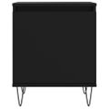 vidaXL Nočné skrinky 2 ks čierne 40x30x50 cm kompozitné drevo