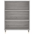 vidaXL Vysoká skrinka sivý dub sonoma 69,5x34x180 cm spracované drevo