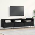 vidaXL TV skrinka 150 x 30 x 44,5 cm Čierny dub Kompozitné drevo