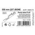 Stierač FLAT BULK (BONE) 22"/550 mm