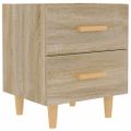 vidaXL Nočný stolík dub sonoma 40x35x47,5 cm