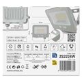 LED reflektor GLARO 20W, biely, IP65, 2000 lm, neutrálna biela