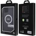 Puzdro Audi pre iPhone 15 Plus 6,7" čierne IML Big Logo MagSafe Case