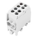 Svorkovnica rozbočovacia HLAK 35 1/2 M2, 125A, 1pól., AL/CU, IP20, šedá, na DIN /2080141