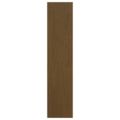 vidaXL Knižnica/deliaca stena medovo-hnedá 100x30x135,5 cm masívna borovica