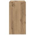 VidaXL Príručný stolík Dub Artisan 50x26x50 cm Konštruktérske drevo
