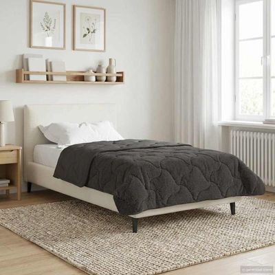 vidaXL Prikrývka na celý rok Šnurovaný Antracit 155 x 220 cm