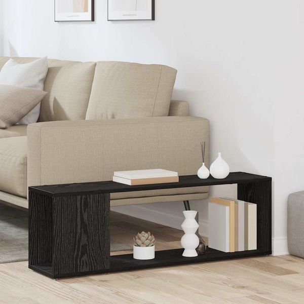 vidaXL Zostava TV skriniek Čierna 100 x 24 x 63 cm Kompozitné drevo
