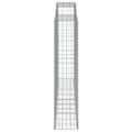 vidaXL Oblúkový gabionový kôš 2 ks 300x50x220/240cm pozinkované železo