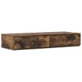 vidaXL Zásuvky pod posteľ Dymová dub 100 x 36,5 x 16,5 cm