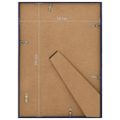 vidaXL Fotorámiky na stôl, koláž 3 ks, modré 18x24 cm, MDF
