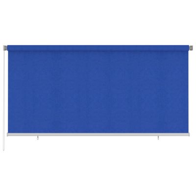 vidaXL Vonkajšia zatemňovacia roleta 300x140 cm modrá HDPE
