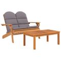 vidaXL 3-dielna záhradná sedacia súprava Adirondack akáciový masív