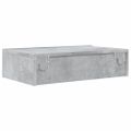 vidaXL TV skrinka s LED svetlami betónovo sivá 60 x 35 x 15,5 cm