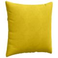 vidaXL Vankúše na pohovku 2 pcs Žltá 80 x 80 cm Kordúrová tkanina