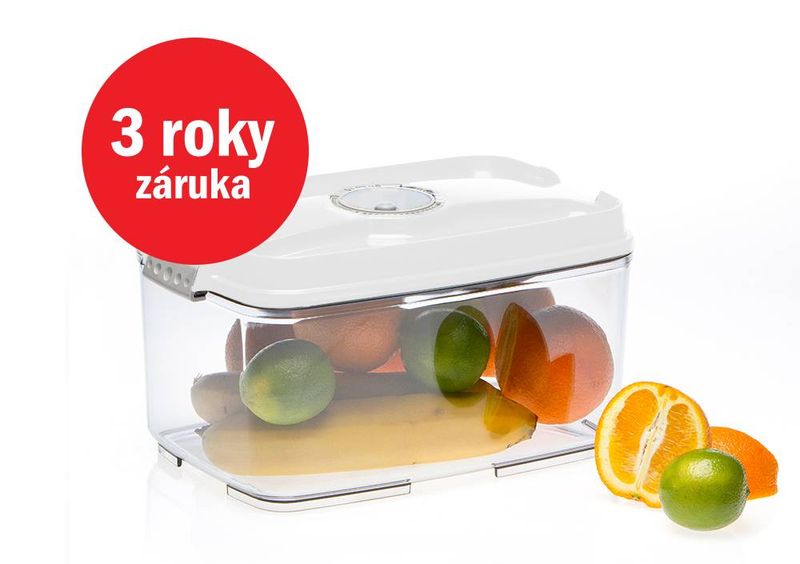STATUS Tritan vákuová dóza 4,5l 178701, biela
