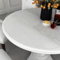vidaXL Chránič na stôl priehľadný Ø 60 cm 1,6 mm PVC