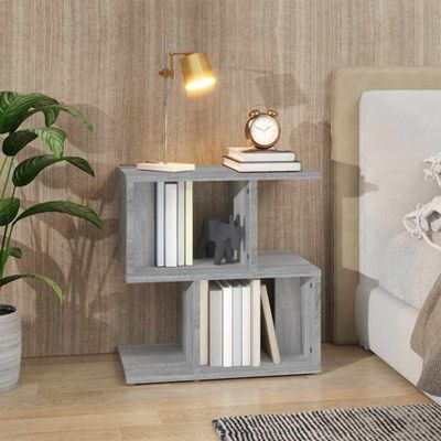 vidaXL Nočný stolík sivý sonoma 50x30x51,5 cm spracované drevo