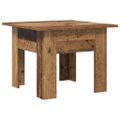 vidaXL Konferenčný stolík Staré drevo 55 x 55 x 42 cm Kompozitné drevo