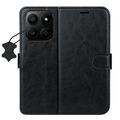 Smart Luxe leather case for Honor 400 Smart / X7d 4G / X7d 5G black