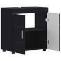 vidaXL Set kabinetov do kúpeľne TULUM Čierna 60 x 34 x 63 cm