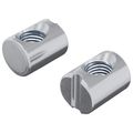 vidaXL Zátky 2 ks Strieborná M6 x 13 mm Kov