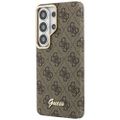 Guess case 4G Script MagSafe pre Samsung Galaxy S26 Ultra hnedá