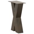 vidaXL Nohy konferenčného stolíka v tvare X, 2 ks, prírodná oceľ, 38 x (42-43) cm, oceľ