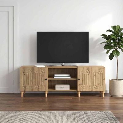 vidaXL TV skrinka 150 x 31 x 50 cm Dub artisan Kompozitné drevo