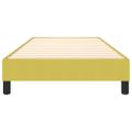 vidaXL Posteľný rám s boxspringom zelený 90x190 cm látka