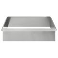 vidaXL Slimákové zábrany 8 ks 100 x 3,5 x 25 cm Pozinkovaná oceľ